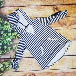 🌟4 for $10! Monteau Girl Striped Hoodie